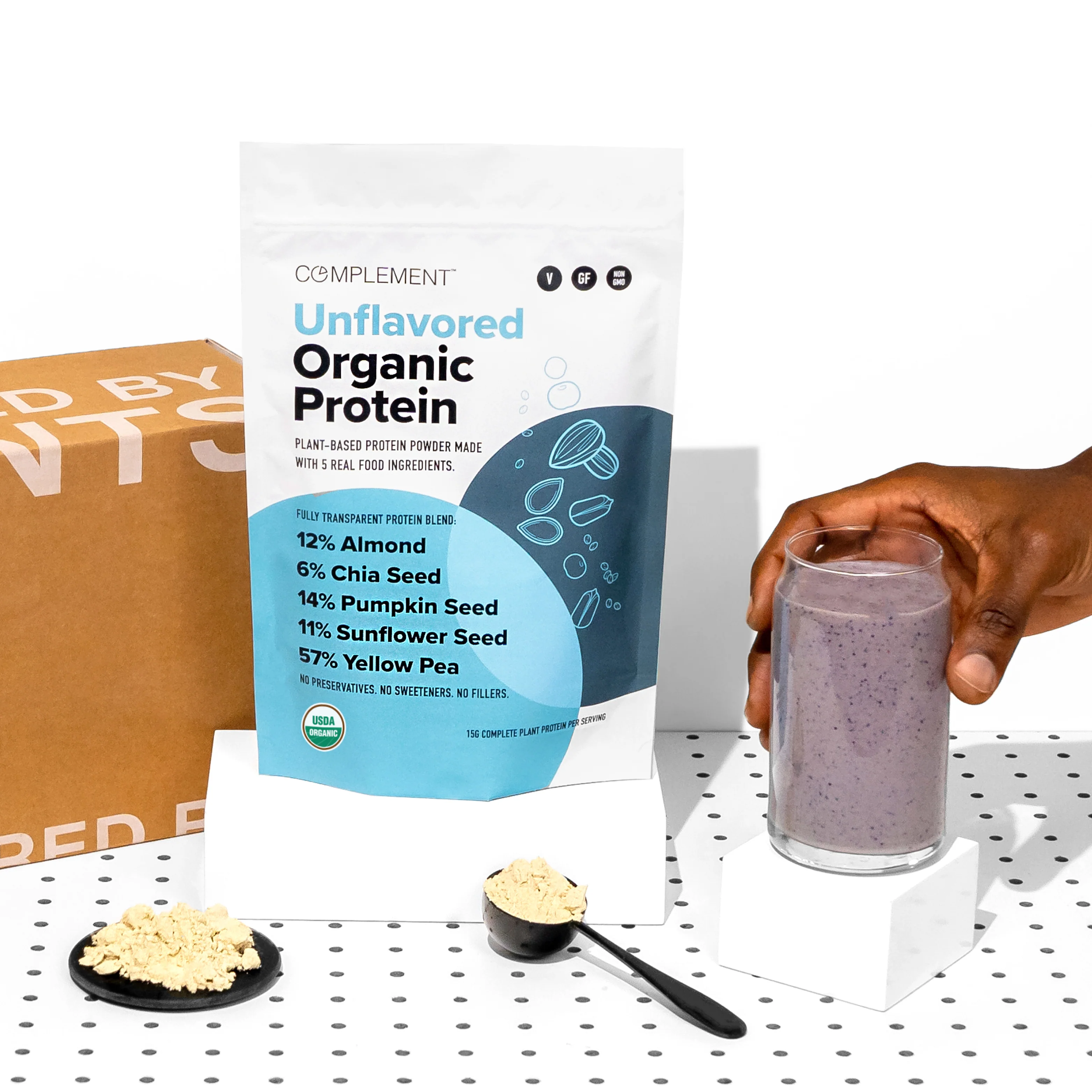 COMPLEMENT® Organic Plant-Based Protein  -  Unflavored - Image 3