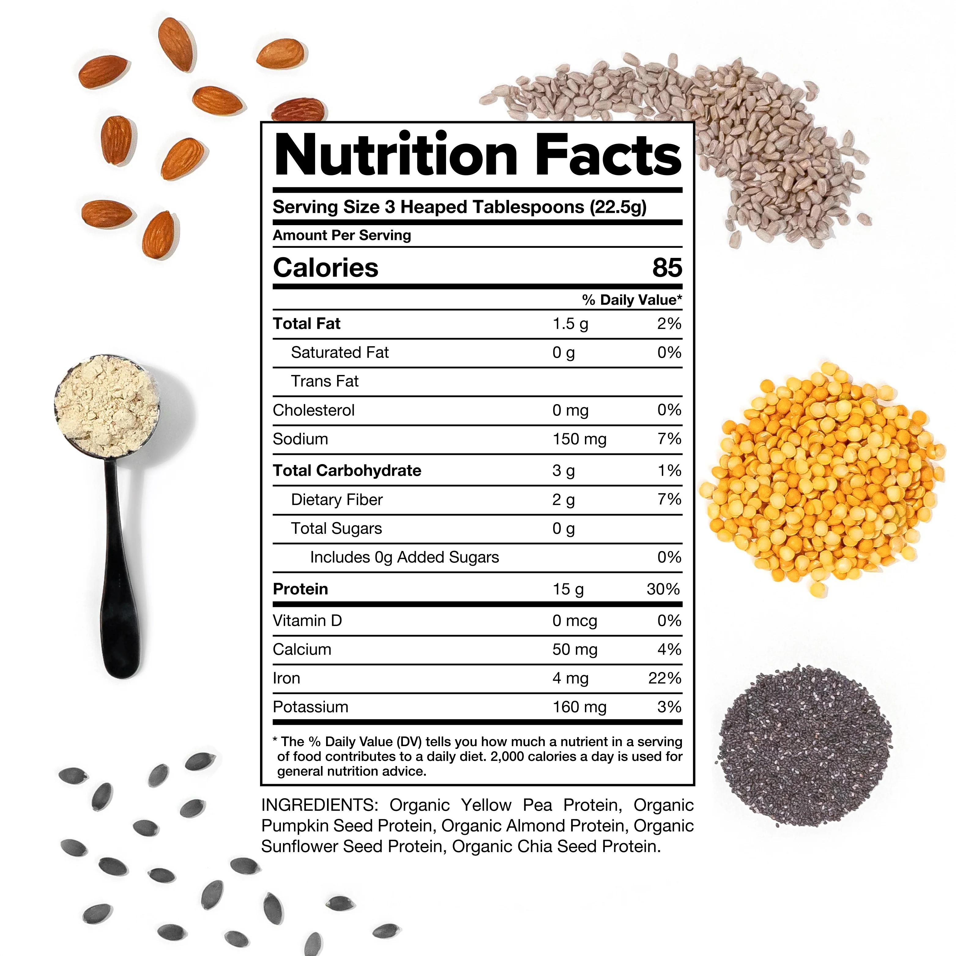 COMPLEMENT® Organic Plant-Based Protein  -  Unflavored - Image 8