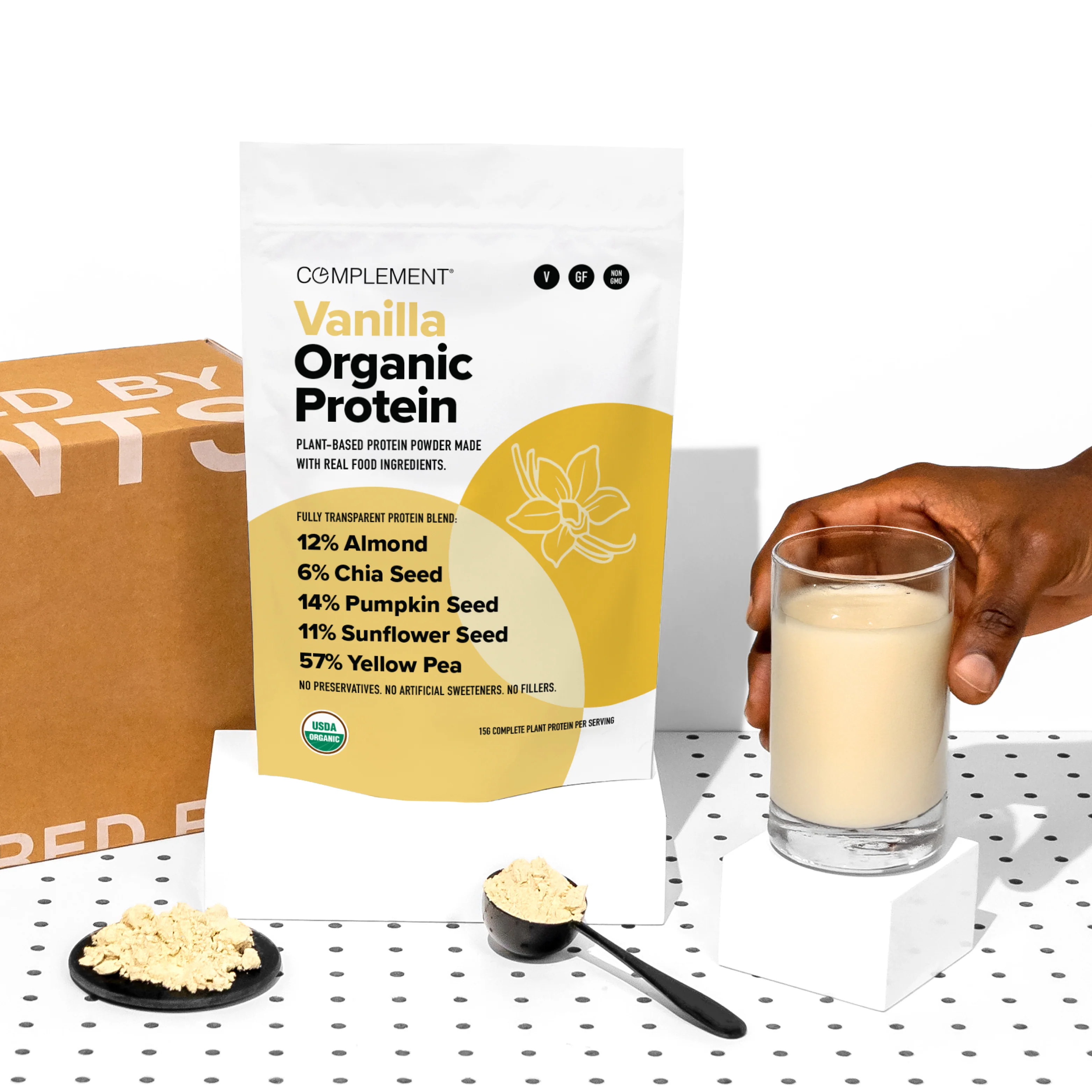COMPLEMENT® Organic Plant-Based Protein  -  Vanilla - Image 3